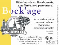Beer bottle label Bock'age