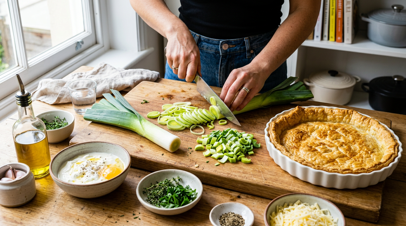 découvrez comment préparer une tarte au poireau légère et savoureuse en quelques étapes simples, pour un plat délicieux et équilibré parfait à tout moment.