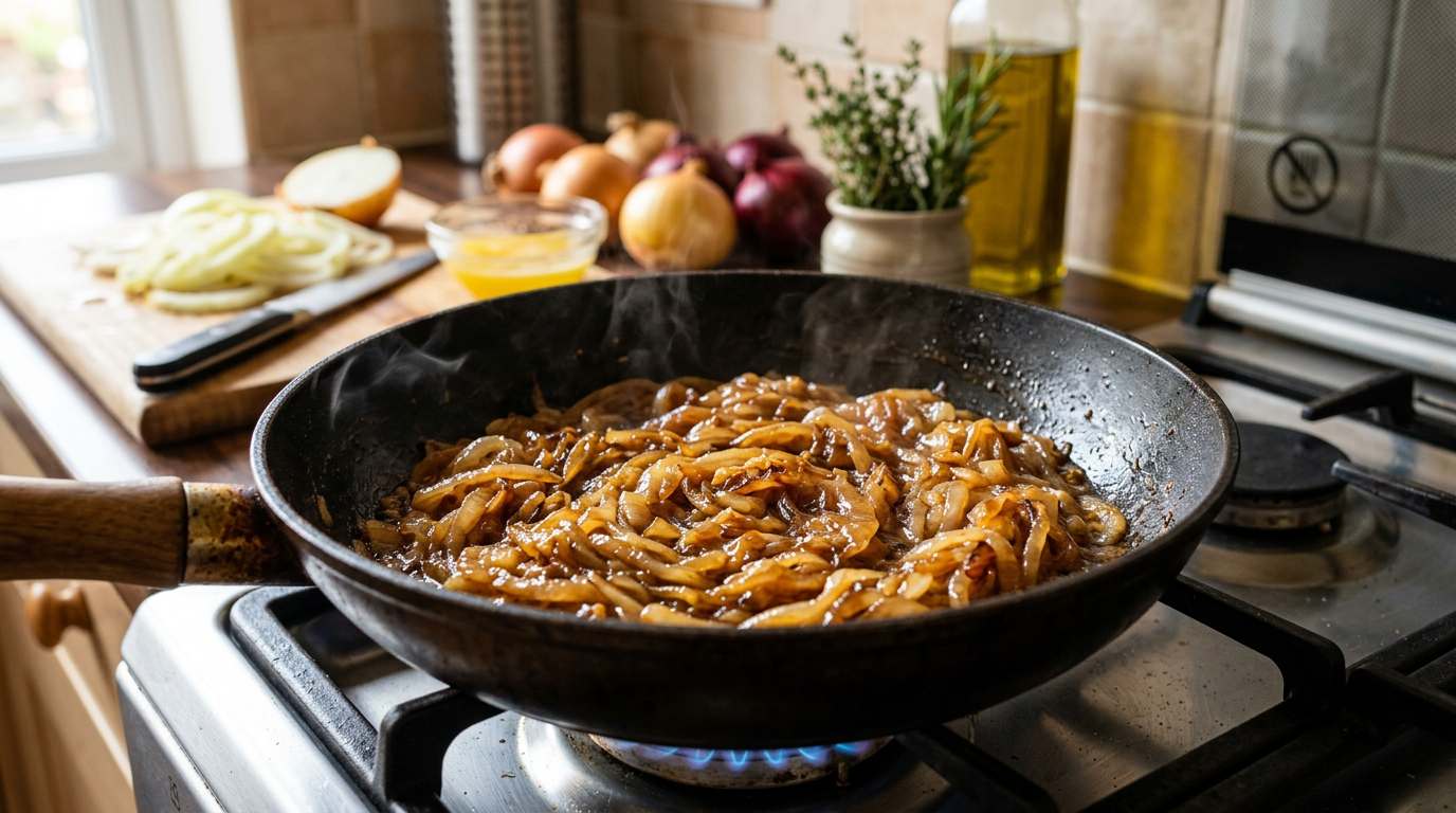 découvrez nos astuces simples et efficaces pour réussir des oignons caramélisés parfaits à la maison, pour sublimer tous vos plats avec douceur et saveur.