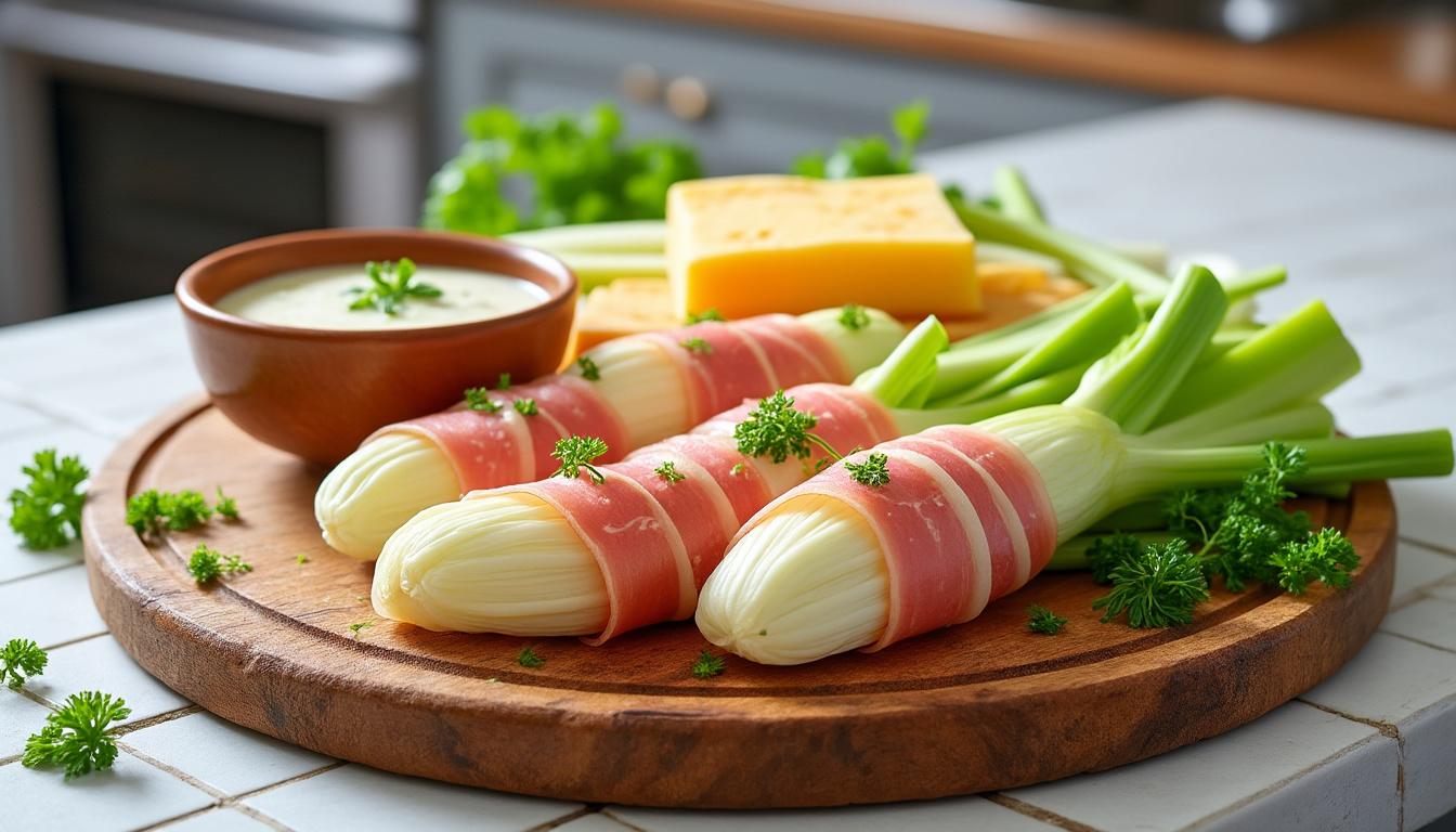 découvrez comment réussir facilement une délicieuse recette d'endives au jambon, un plat savoureux et simple à préparer pour régaler toute la famille.