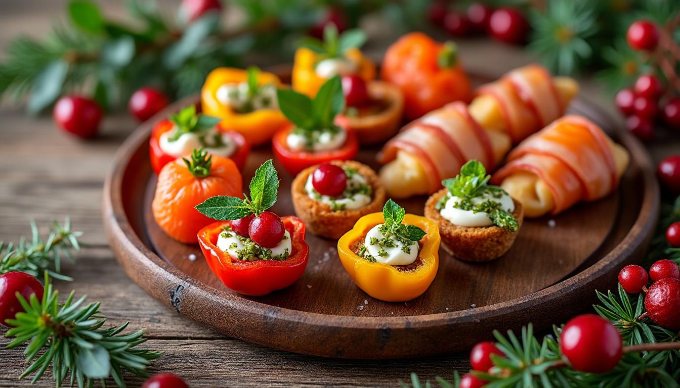 découvrez 16 idées originales pour un apéritif de noël unique et savoureux à essayer cette année. inspirations festives et gourmandes pour régaler vos invités !