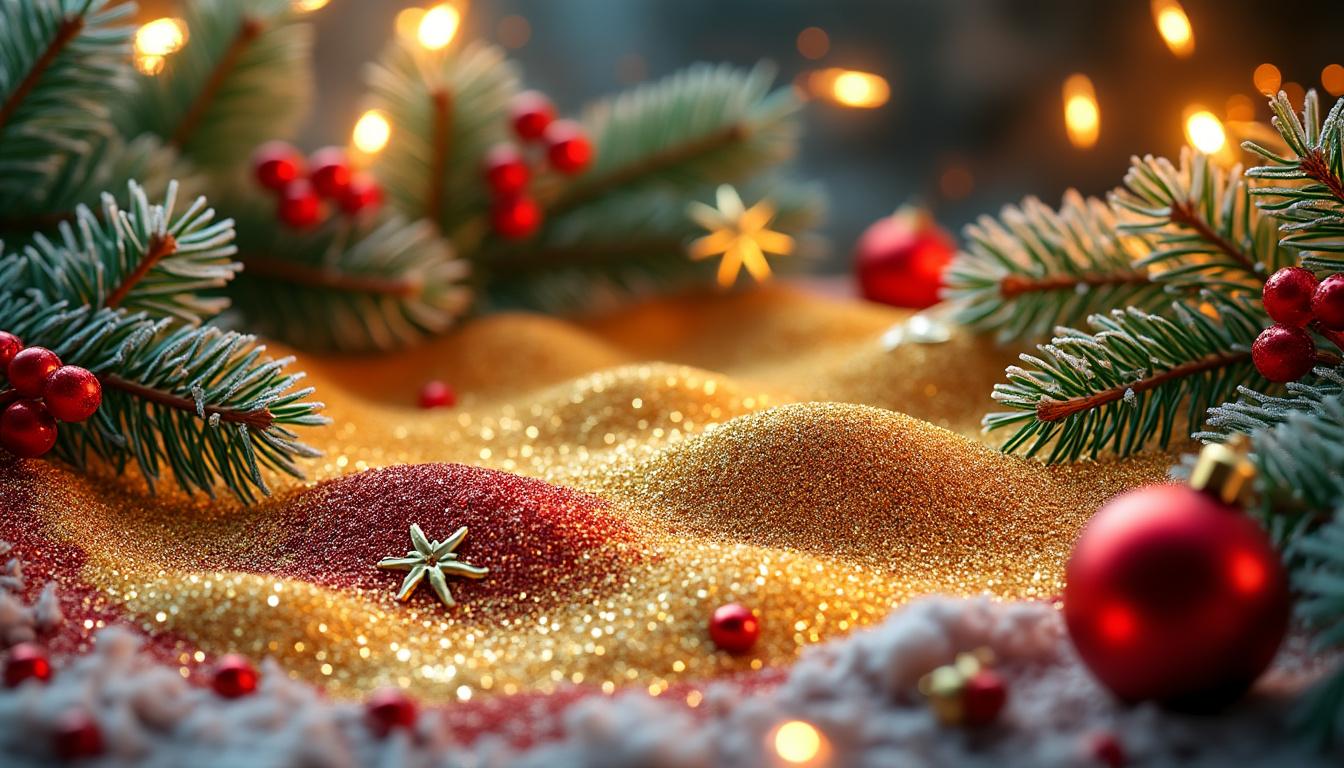 découvrez comment fabriquer un sable de noël magique pour sublimer vos décorations festives avec une touche unique et féerique.