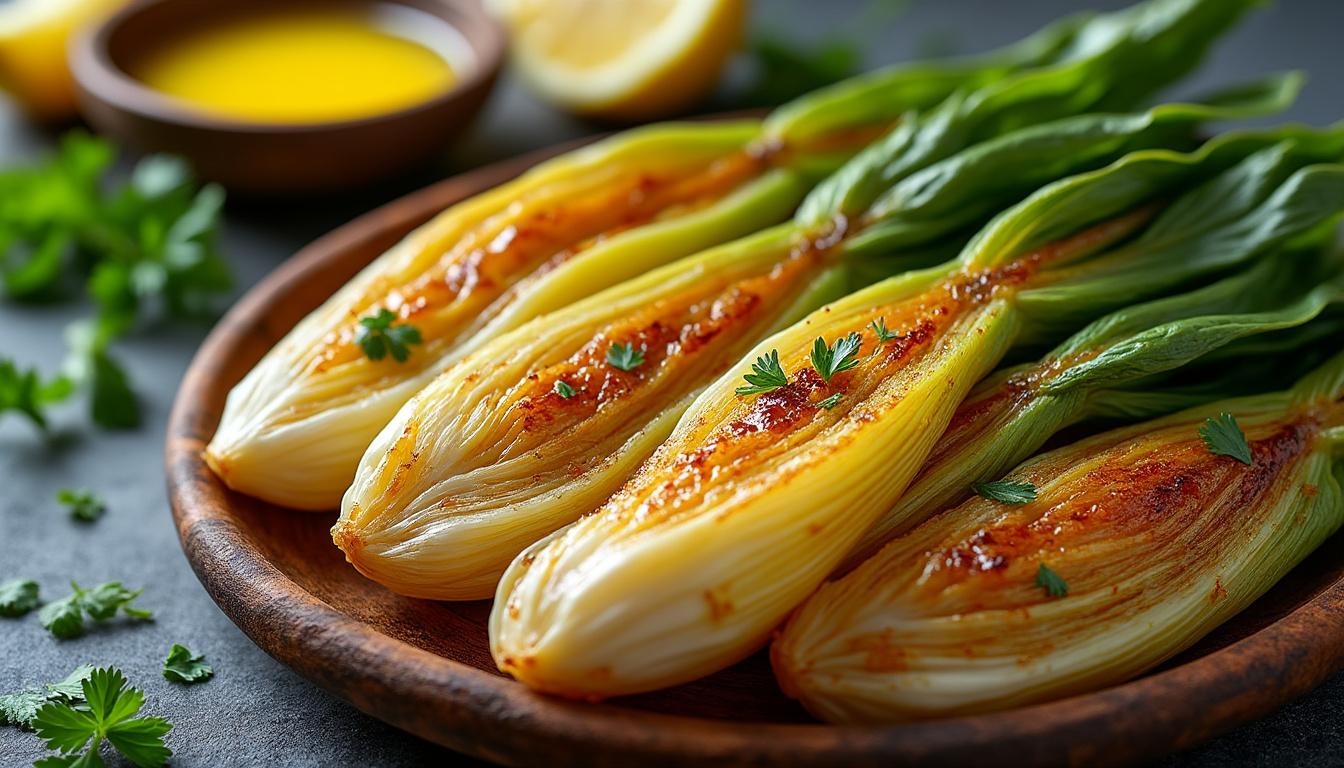 apprenez à préparer une endive braisée savoureuse et facile grâce à notre recette simple et rapide. un plat délicieux et léger pour toutes les occasions.