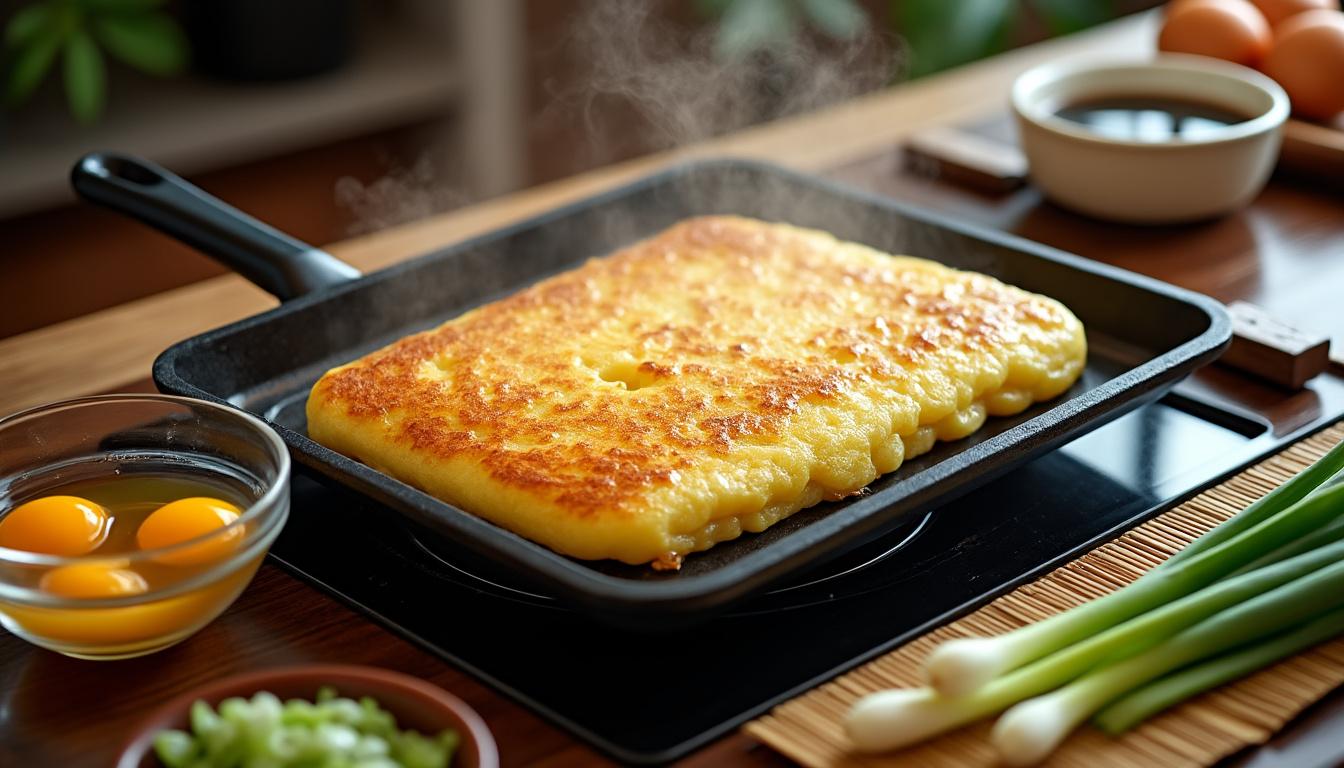découvrez comment préparer une omelette japonaise moelleuse et savoureuse grâce à notre guide étape par étape, pour une recette simple et délicieuse à savourer à tout moment.