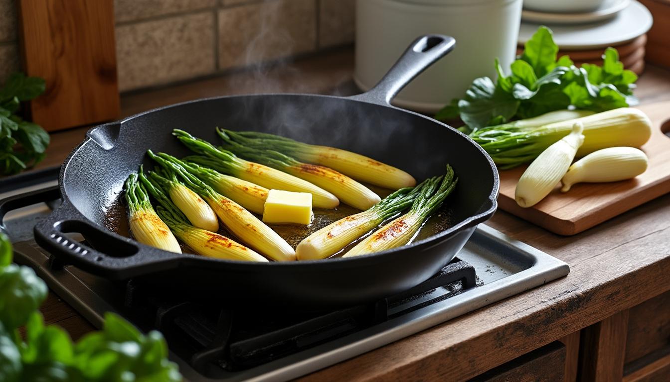 découvrez nos astuces simples et efficaces pour réussir des endives braisées à la poêle, une recette savoureuse et facile à préparer.