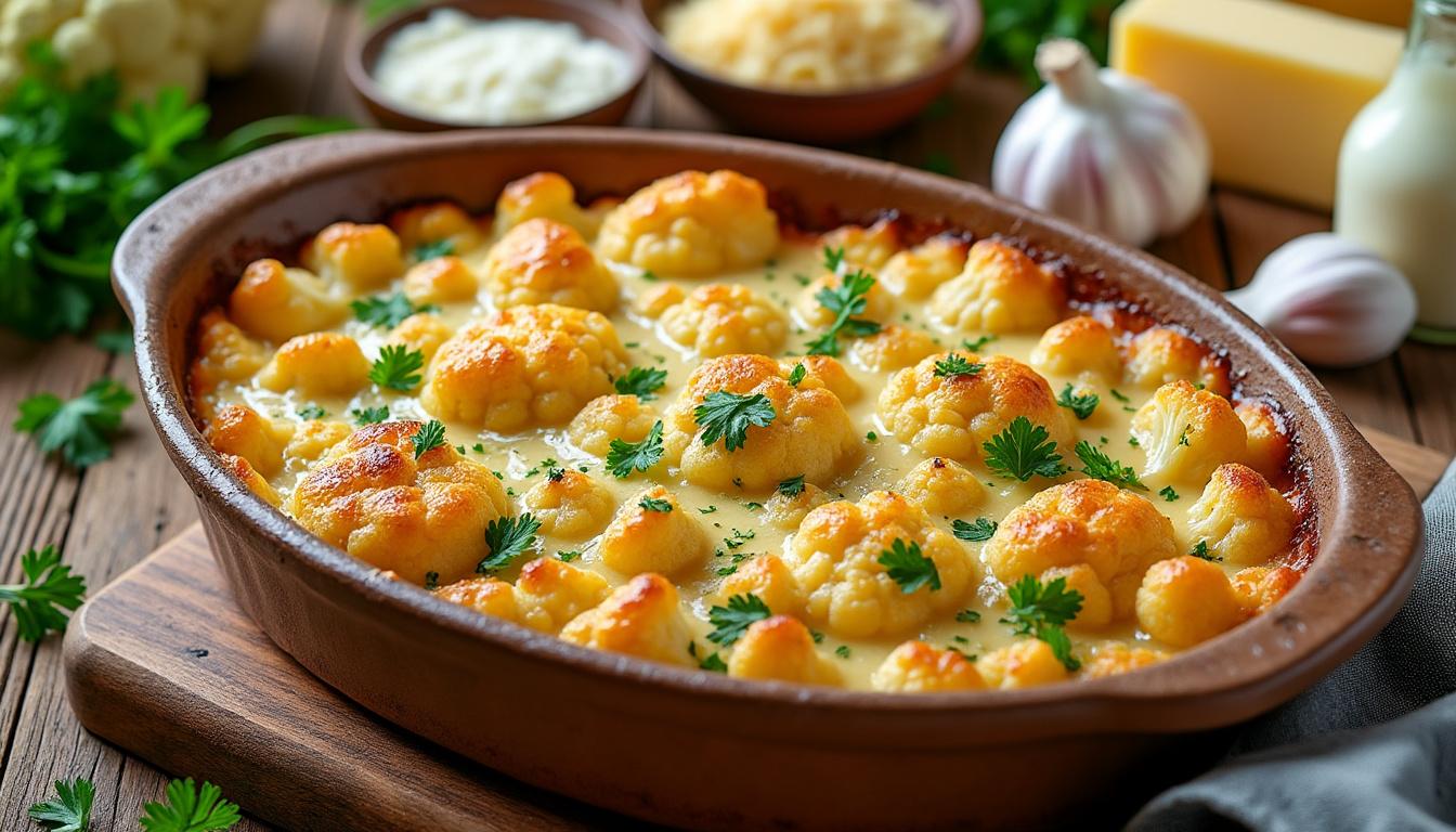 découvrez nos astuces simples pour réussir un gratin de chou-fleur savoureux et facile à préparer, parfait pour un repas gourmand et rapide.
