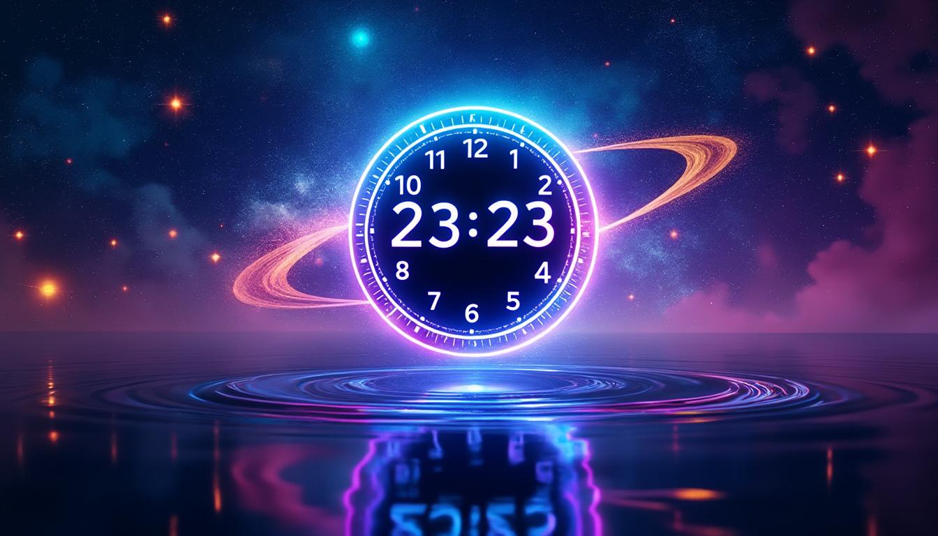 découvrez la signification de l'heure miroir 23h23 et pourquoi elle capte votre attention, entre messages mystérieux et synchronicités.