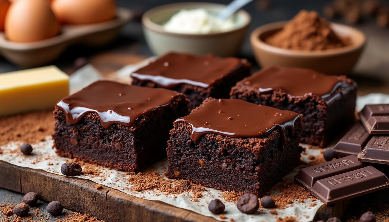 découvrez une recette de brownie au chocolat facile et rapide à réaliser, idéale pour les gourmands pressés. un dessert moelleux et fondant à partager en toute simplicité.