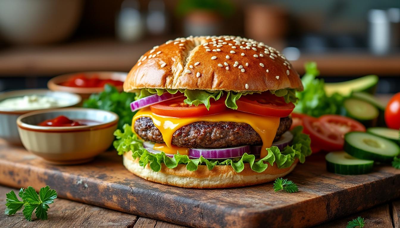 découvrez nos astuces pour réussir un burger maison savoureux et gourmand. suivez notre recette facile pour un burger parfait qui plaira à toute la famille.