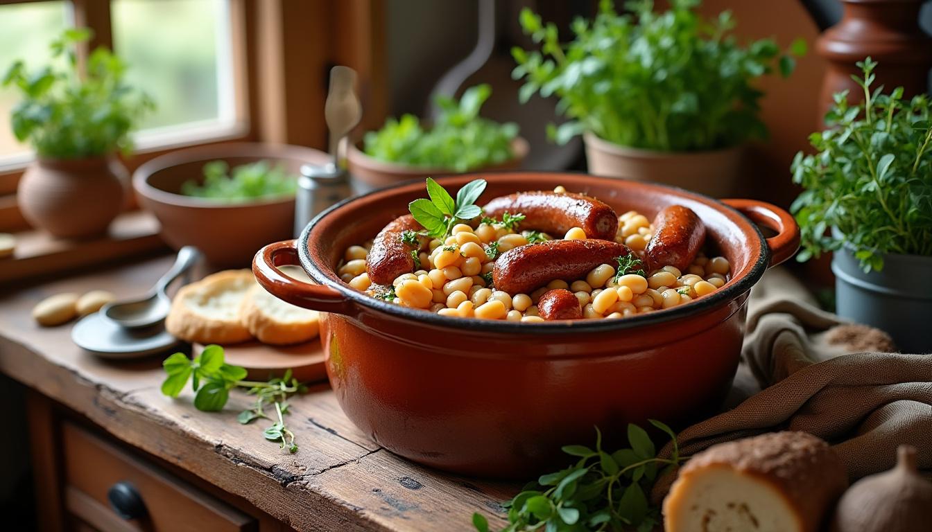 découvrez la recette grand-mère authentique pour un cassoulet maison savoureux, riche en tradition et en saveurs, facile à préparer pour régaler toute la famille.