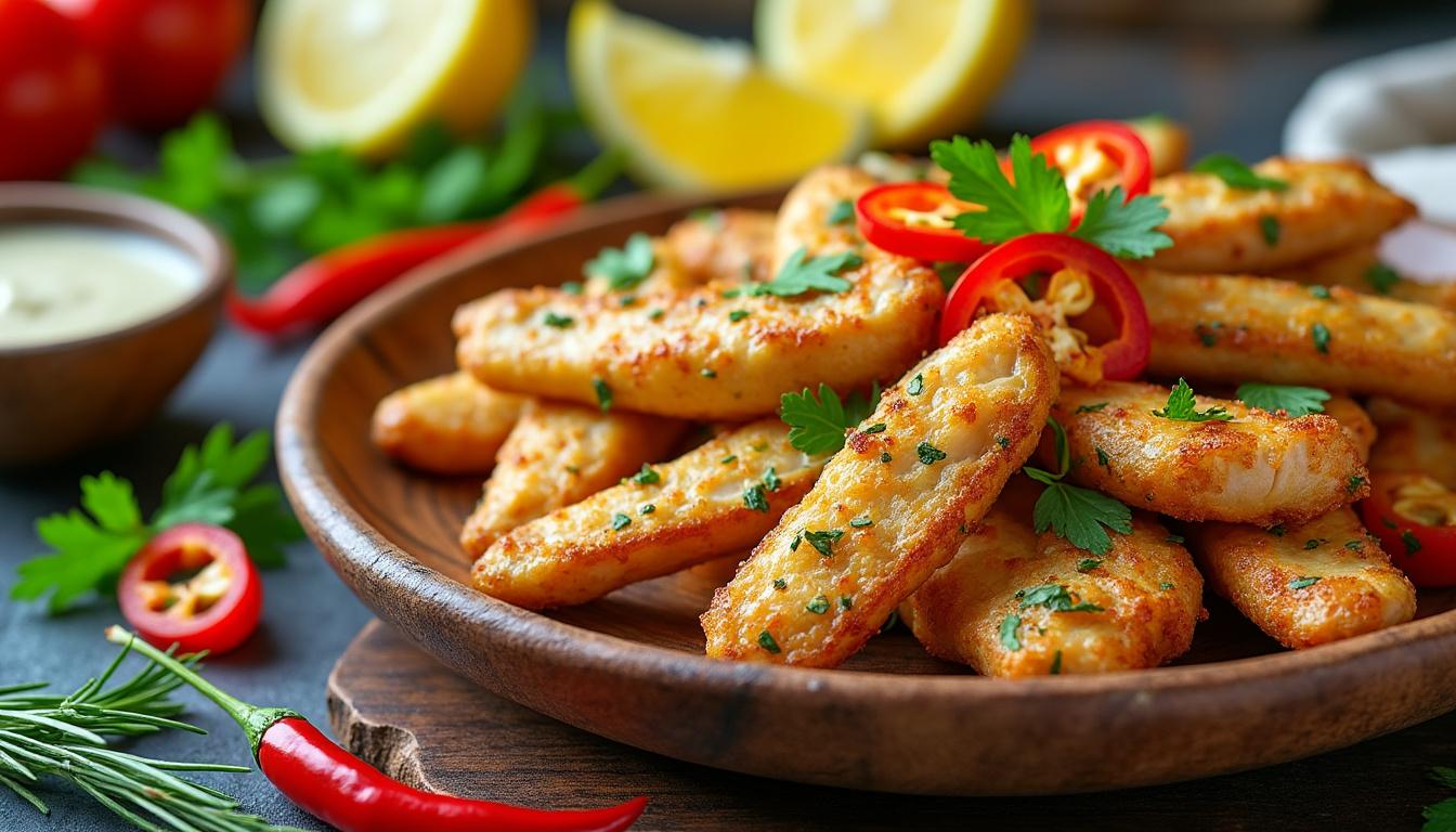 découvrez une recette simple et savoureuse d’aiguillettes de poulet, parfaite pour un repas rapide et gourmand.