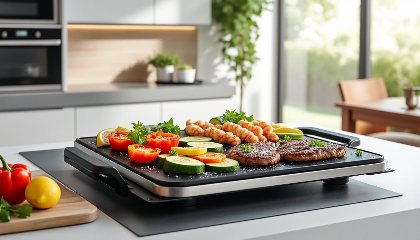 découvrez comment choisir la plancha électrique idéale pour préparer des repas savoureux, faciles et rapides. guide complet pour bien acheter et profiter pleinement de vos grillades.