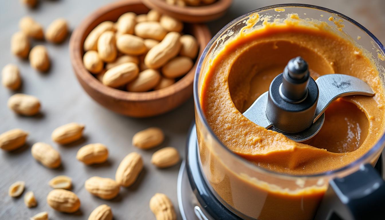 découvrez comment préparer un beurre de cacahuète maison onctueux et savoureux avec notre recette facile et rapide, idéale pour des tartines gourmandes et naturelles.