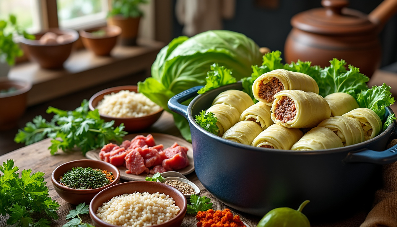 apprenez à préparer le choux farci traditionnel de grand-mère grâce à notre recette authentique et facile à suivre, pour un plat savoureux et réconfortant.