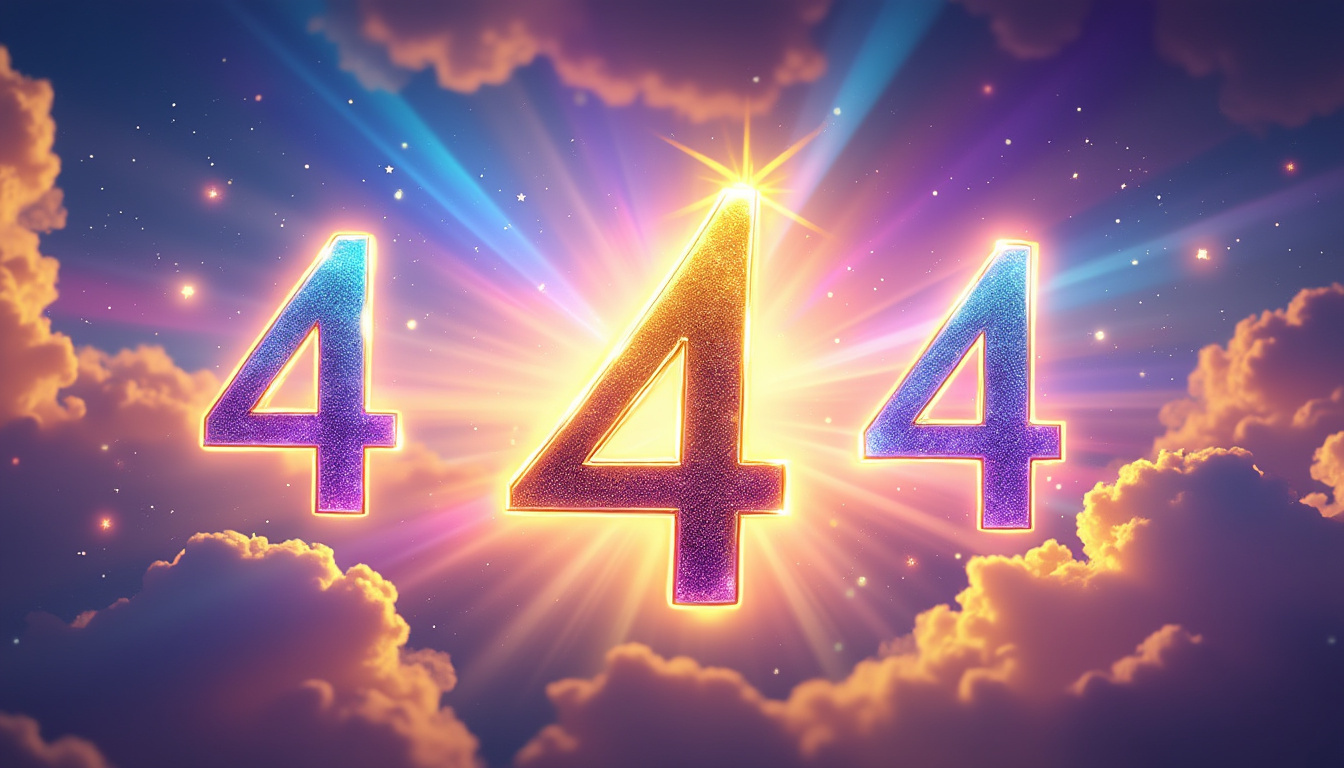 découvrez la signification du nombre 444 et les raisons pour lesquelles vous le voyez fréquemment, ainsi que son interprétation spirituelle et symbolique.