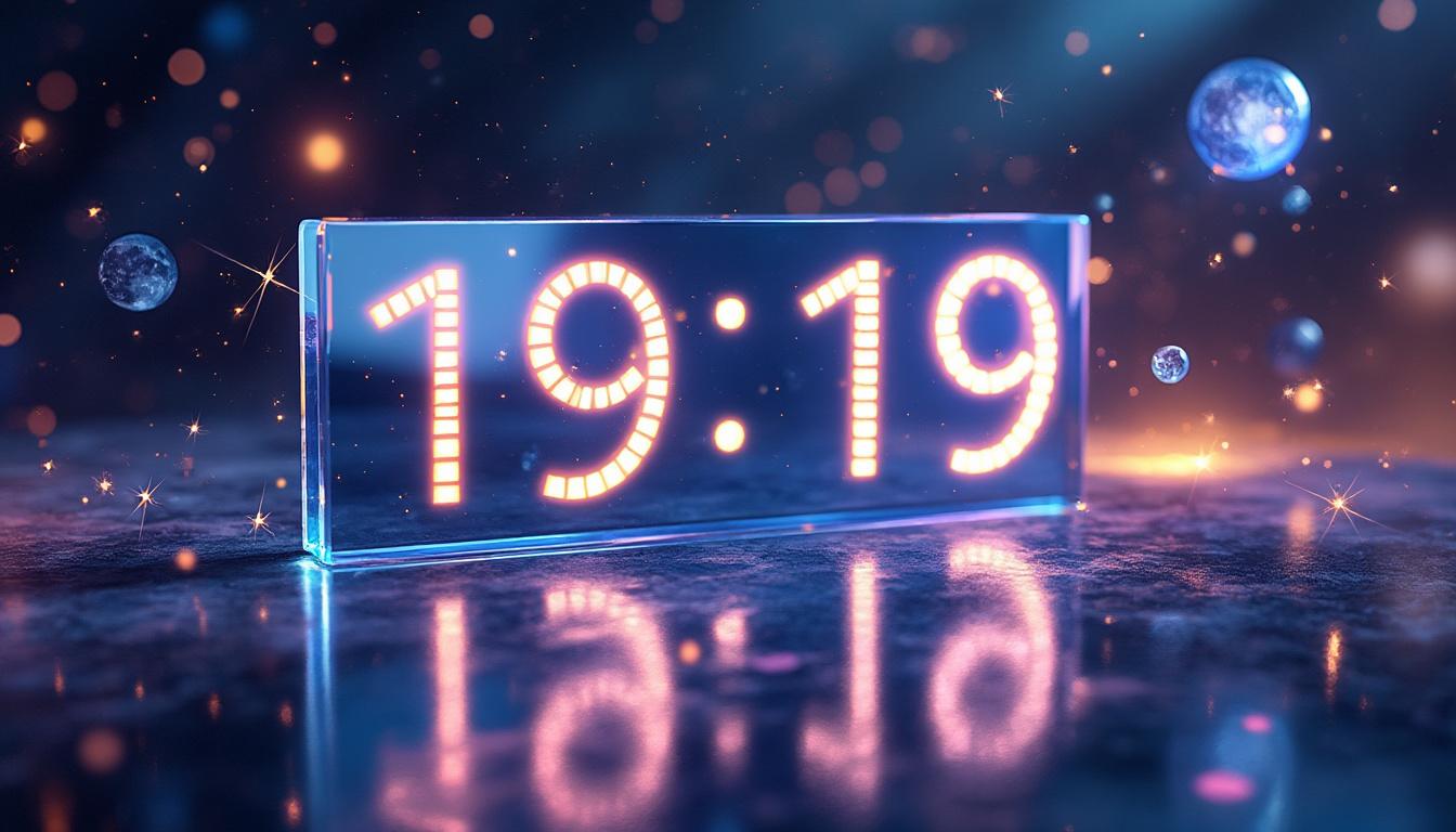 découvrez la signification de l’heure miroir 19h19 et apprenez à interpréter ce phénomène mystérieux pour mieux comprendre les messages cachés de votre subconscient.
