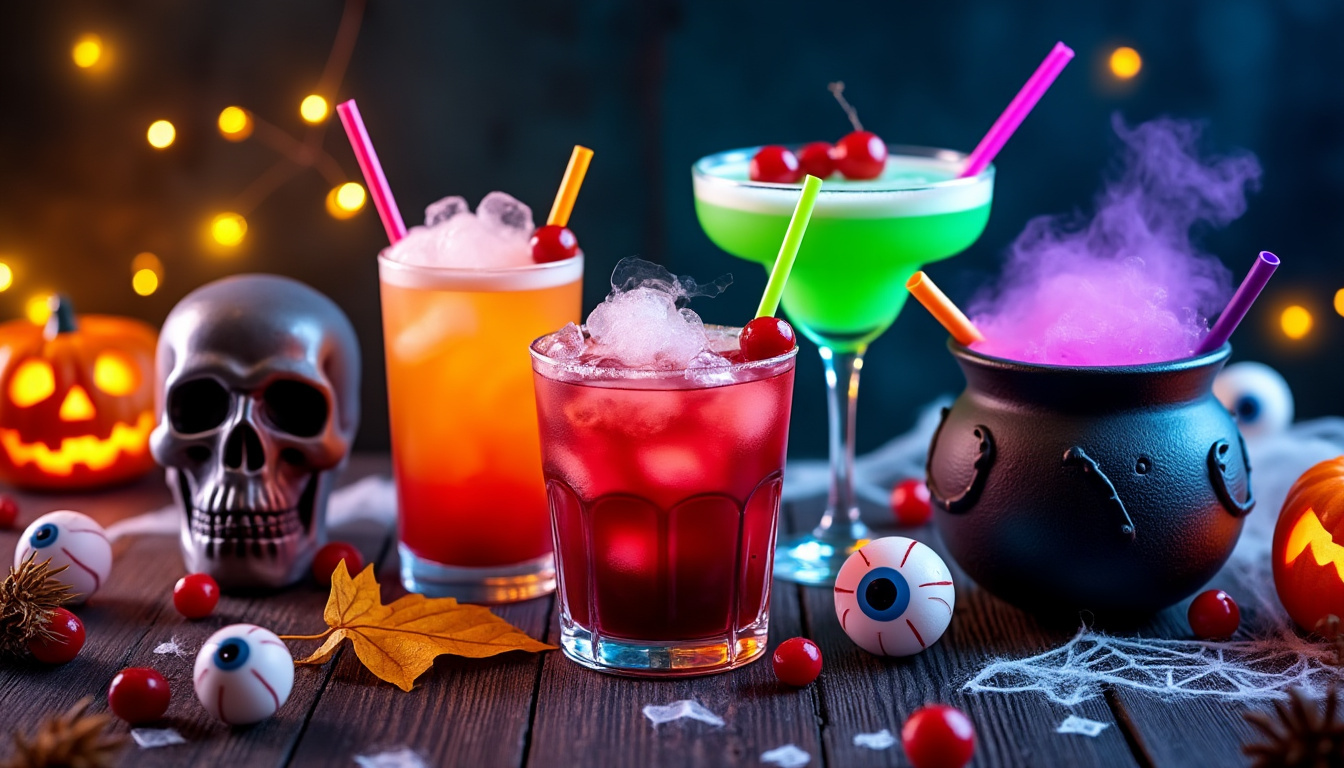 découvrez des recettes faciles de cocktails halloween pour une soirée effrayante réussie. impressionnez vos invités avec des boissons originales et délicieuses parfaites pour célébrer cette fête terrifiante.