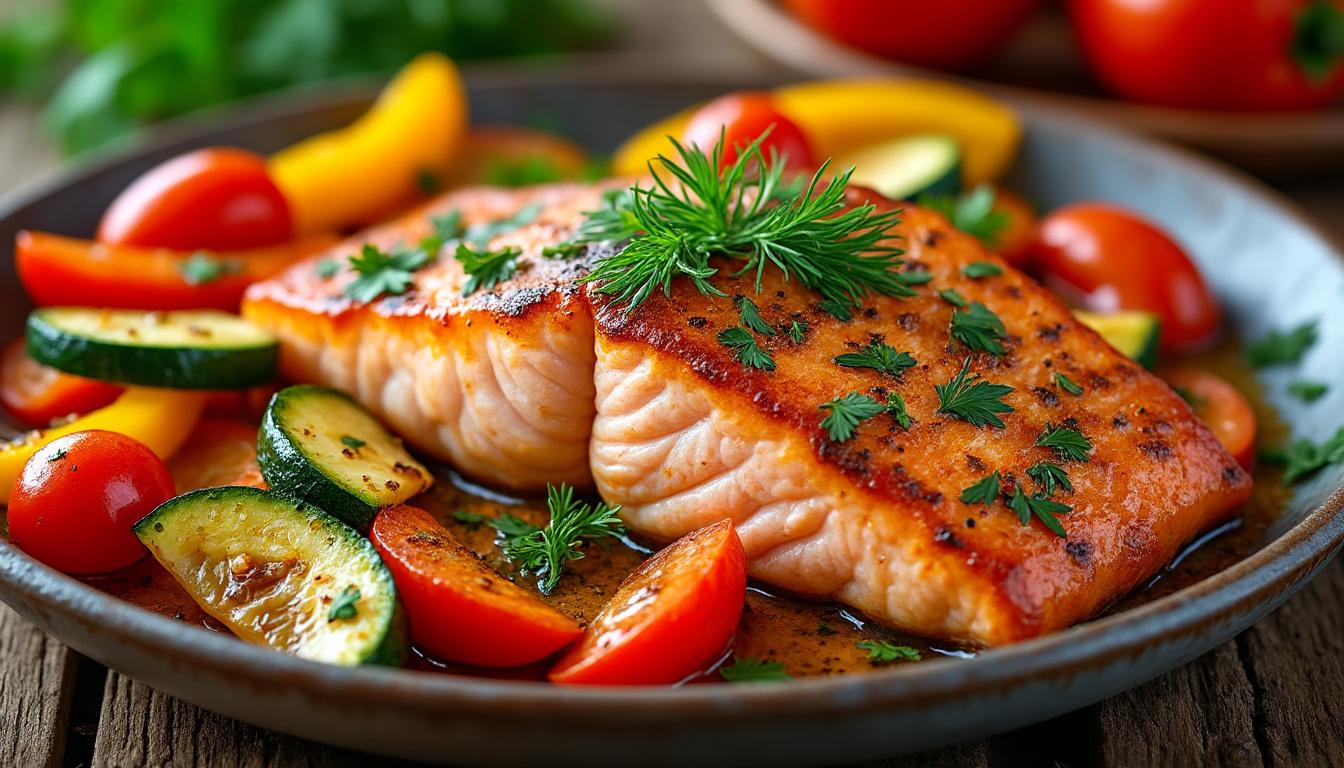découvrez notre recette simple et savoureuse de saumon au four, idéale pour un repas sain et rapide à préparer. parfait pour toutes les occasions !
