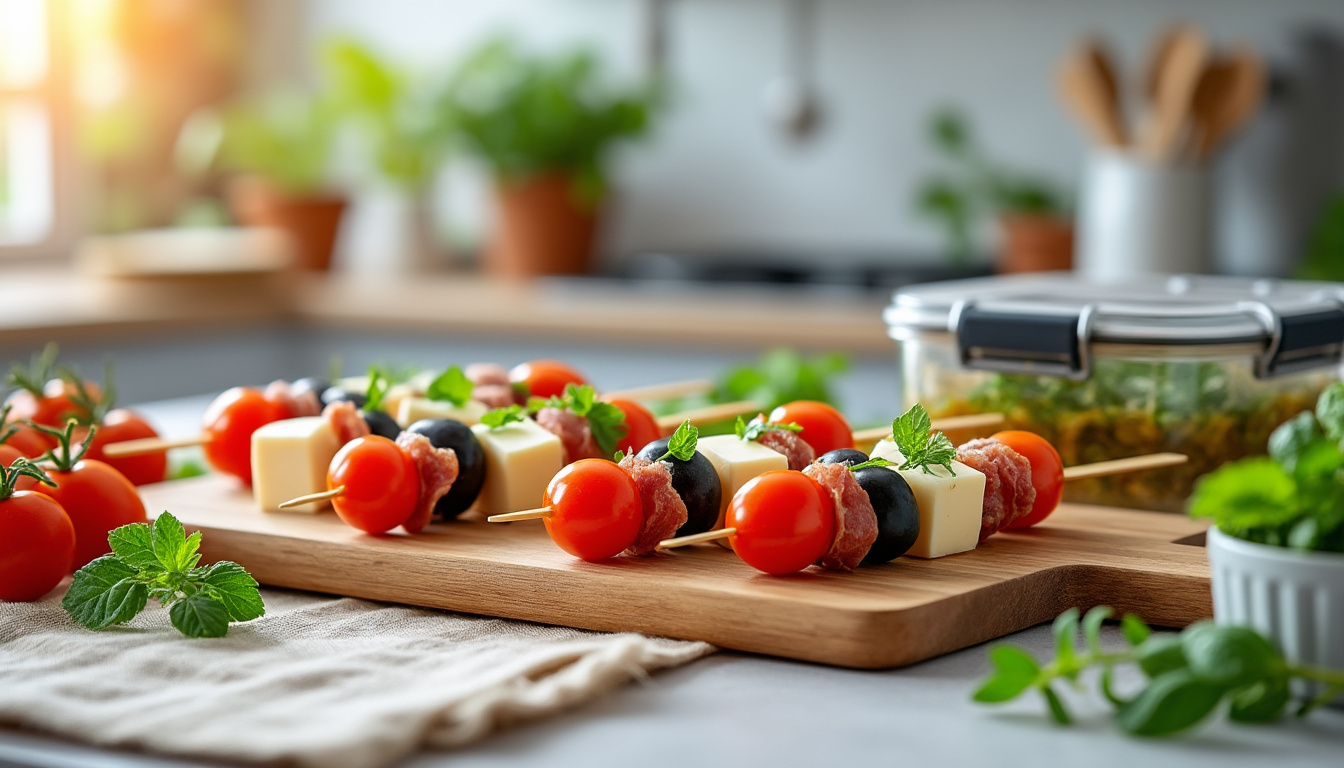 découvrez comment préparer des brochettes apéro la veille pour gagner du temps et réussir vos soirées conviviales en toute simplicité.