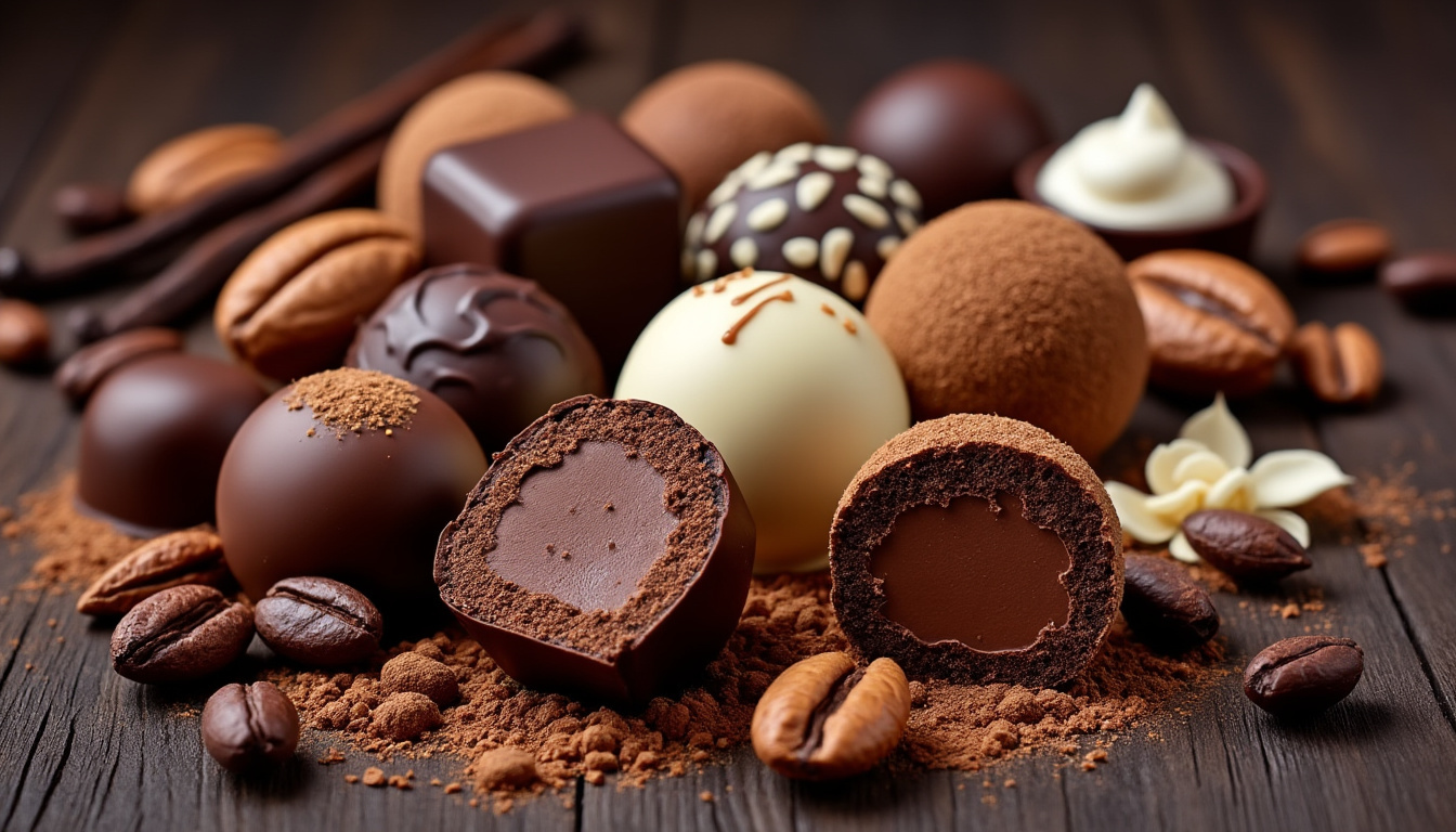 découvrez les caractéristiques essentielles des chocolats d'appellation truffes, leurs saveurs uniques et les différentes variations qui séduisent les amateurs de gourmandises.