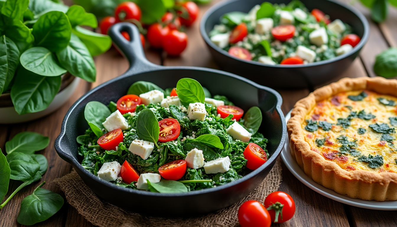 découvrez des recettes d'épinards simples et savoureuses, parfaites pour vos repas quotidiens. idées faciles à réaliser pour toute la famille.