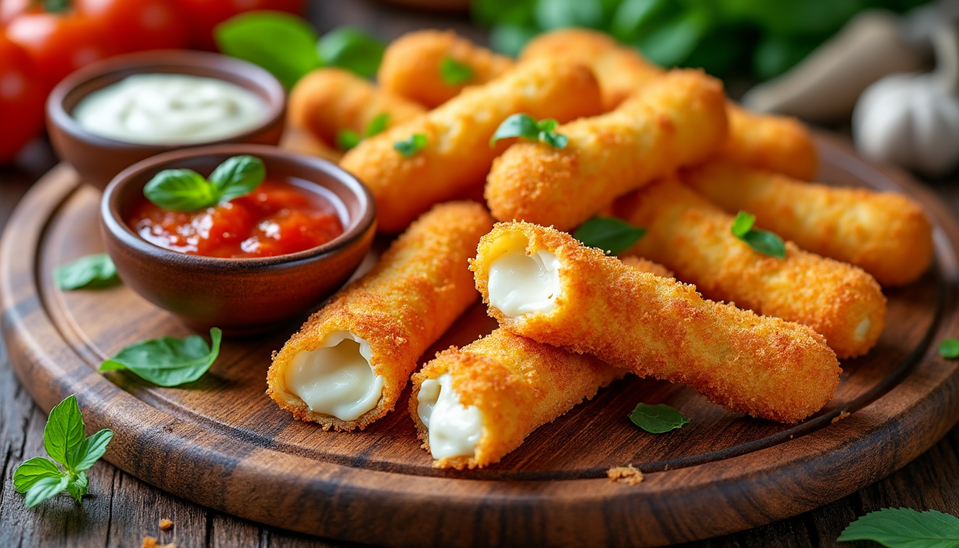 découvrez tout sur les cheese sticks mozzarella : recette facile, astuces de préparation et conseils pour réussir ces délicieuses bouchées croustillantes et fondantes.