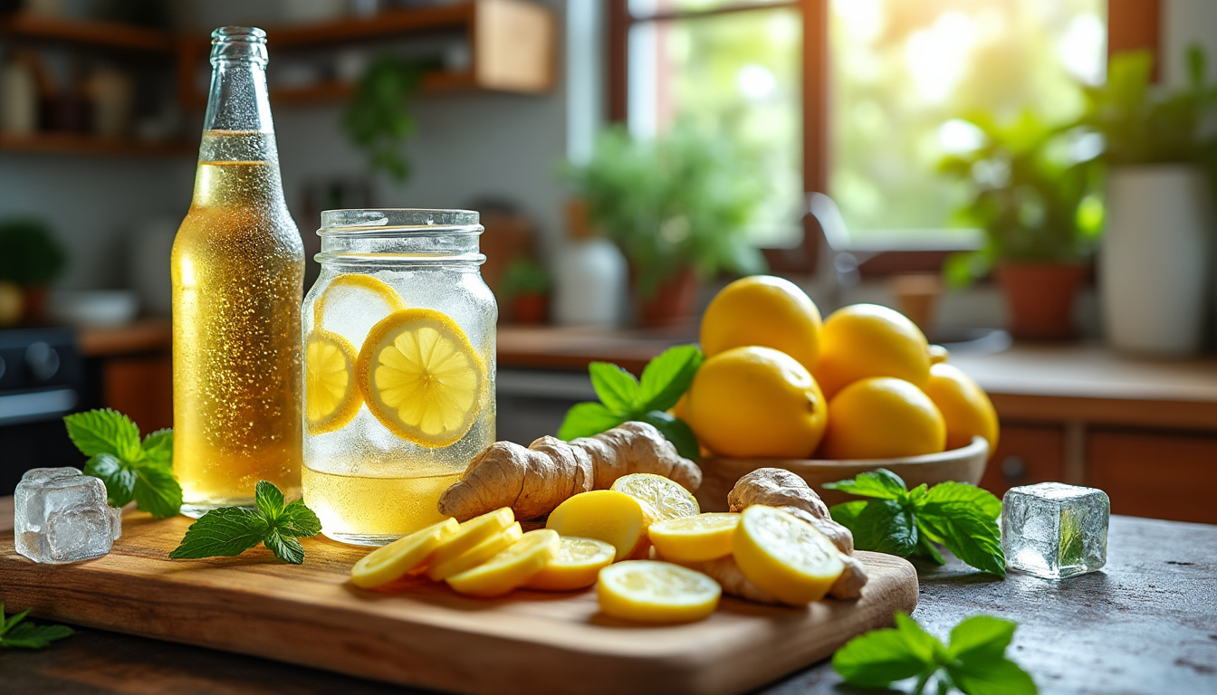 découvrez comment préparer une ginger beer maison rafraîchissante grâce à notre guide simple et rapide, pour savourer une boisson pétillante et épicée authentique.