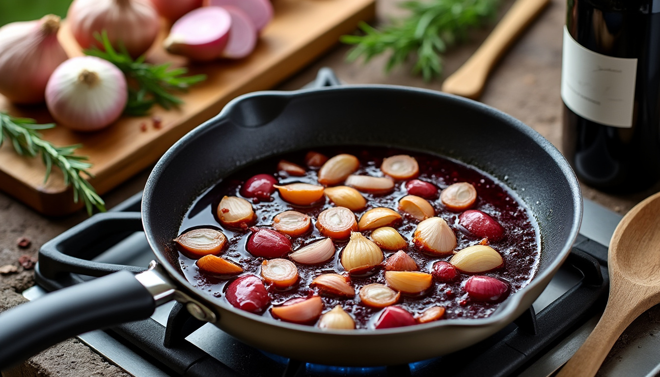 découvrez comment réussir une sauce échalote au vin rouge savoureuse grâce à notre recette simple et détaillée pour sublimer vos plats.