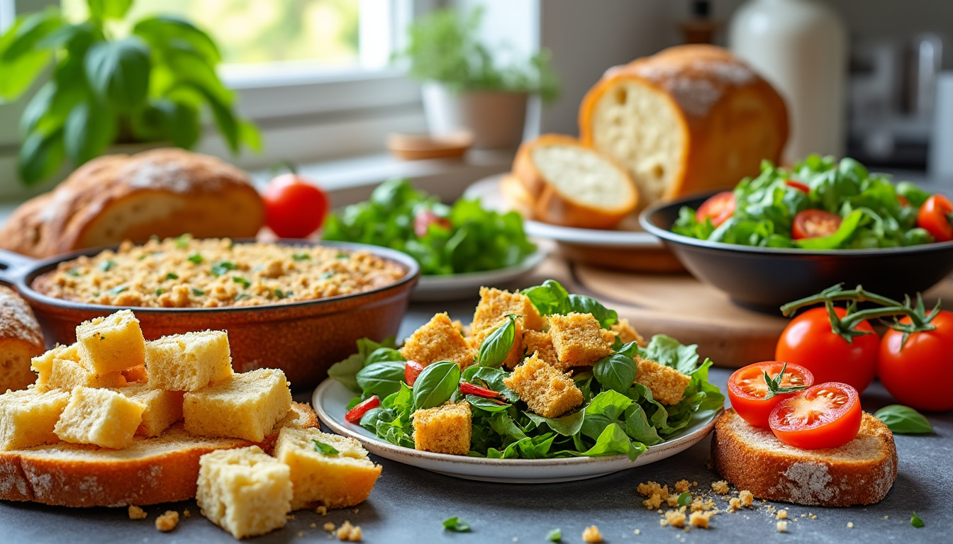 découvrez des astuces simples et savoureuses pour réutiliser le pain rassis dans votre cuisine au quotidien, évitant le gaspillage et enrichissant vos repas.