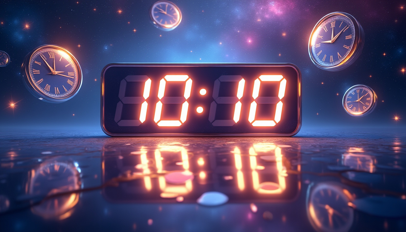 découvrez la signification de l'heure miroir 10h10, son origine et comment interpréter ce phénomène mystérieux qui capte l'attention et suscite la curiosité.