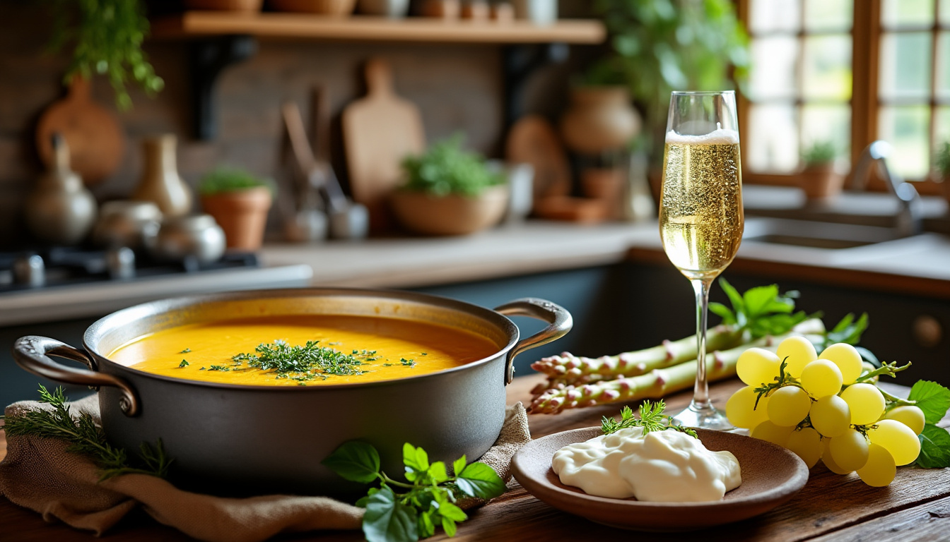 découvrez une recette facile et authentique de soupe champenoise, idéale pour réchauffer vos repas avec des saveurs traditionnelles et délicieuses.