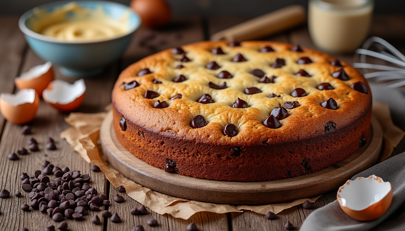 découvrez une recette simple et rapide pour préparer un cake moelleux aux pépites de chocolat, parfait pour toutes les occasions gourmandes.