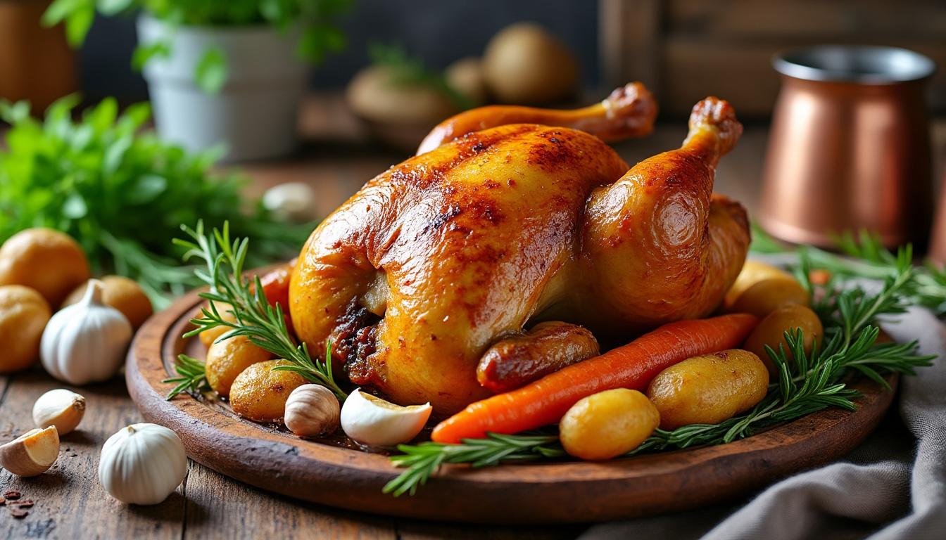 découvrez notre recette de poularde pour un plat savoureux et tendre, facile à préparer et parfait pour toutes les occasions.