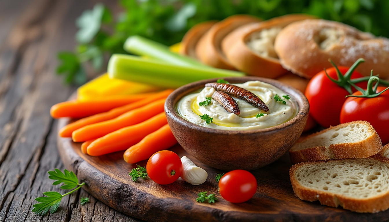 découvrez des recettes simples et savoureuses d'anchoïade pour égayer vos apéritifs en toute convivialité.