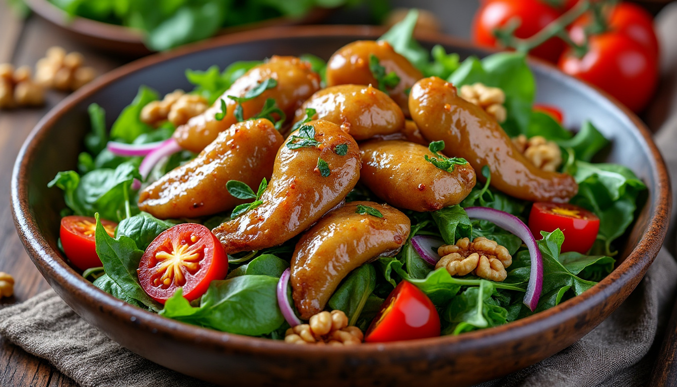 découvrez comment préparer une salade de gésiers savoureuse et facile avec notre recette simple et rapide, idéale pour un repas gourmand et équilibré.