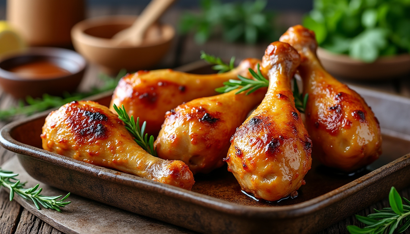 découvrez nos conseils pour réussir parfaitement la cuisson des pilons de poulet au four, obtenir une viande tendre et une peau croustillante à chaque fois.