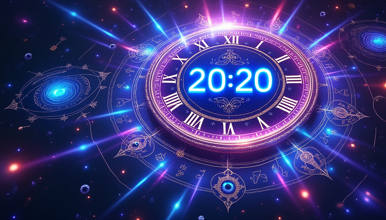 découvrez la signification de l'heure miroir 20h20 et déchiffrez ses messages cachés pour mieux comprendre ce que l'univers essaie de vous communiquer.
