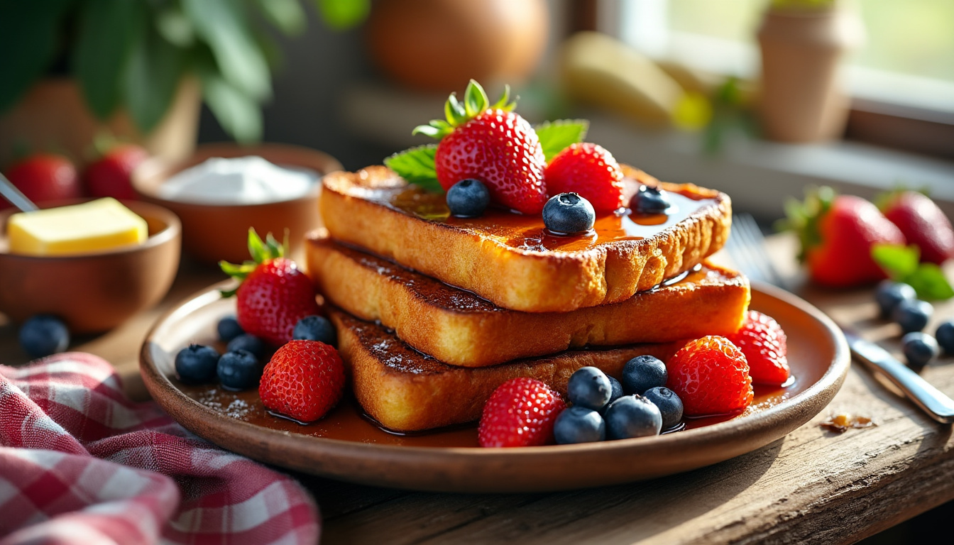 découvrez une recette facile et gourmande de pain perdu, parfaite pour régaler petits et grands à tout moment de la journée.