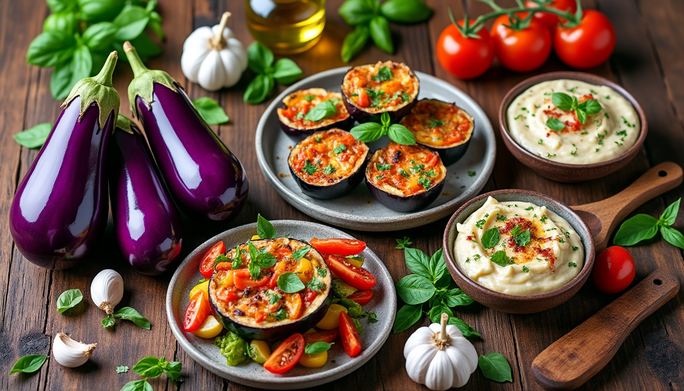 découvrez des recettes d'aubergines faciles et savoureuses, parfaites pour cuisiner au quotidien et régaler toute la famille.