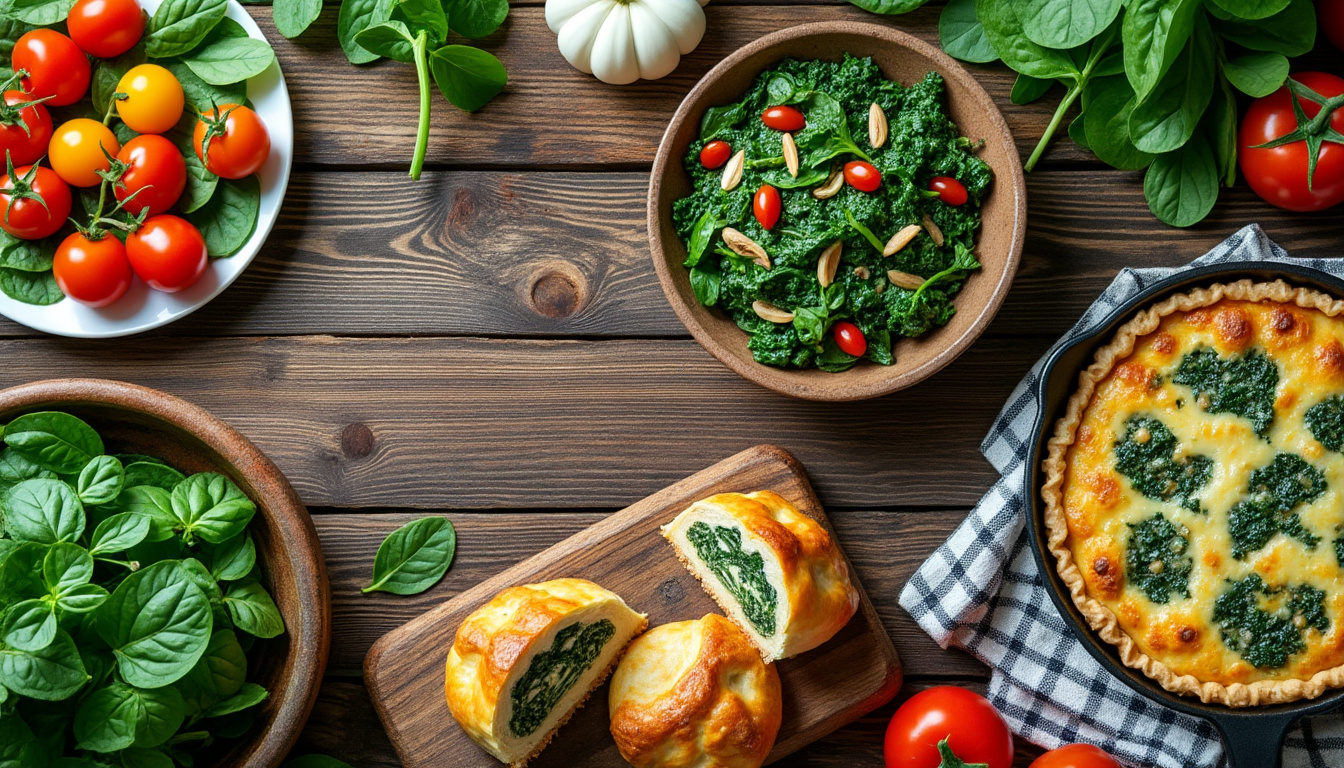 découvrez des recettes savoureuses et faciles à base d'épinards pour égayer vos repas quotidiens. idéales pour une alimentation saine et gourmande au quotidien.