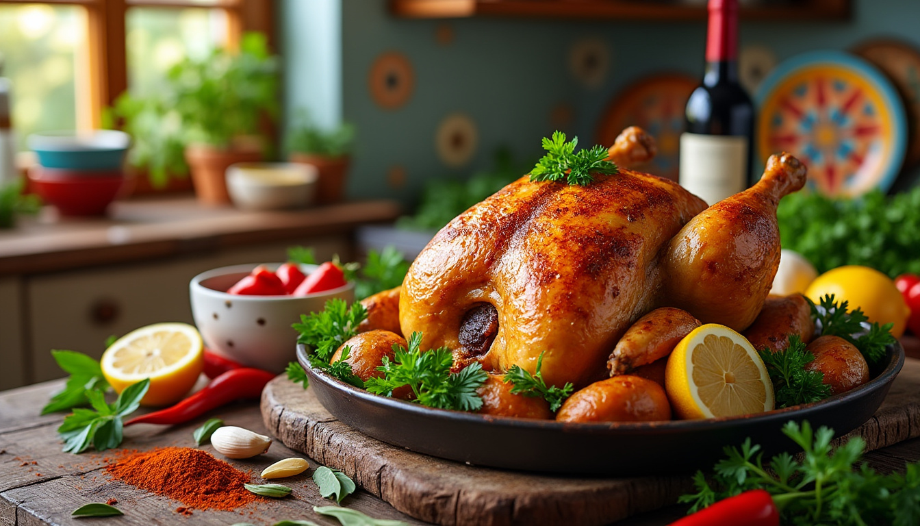 découvrez la recette authentique du poulet à la portugaise, ses ingrédients traditionnels et les secrets pour réussir un plat savoureux et typique du portugal.