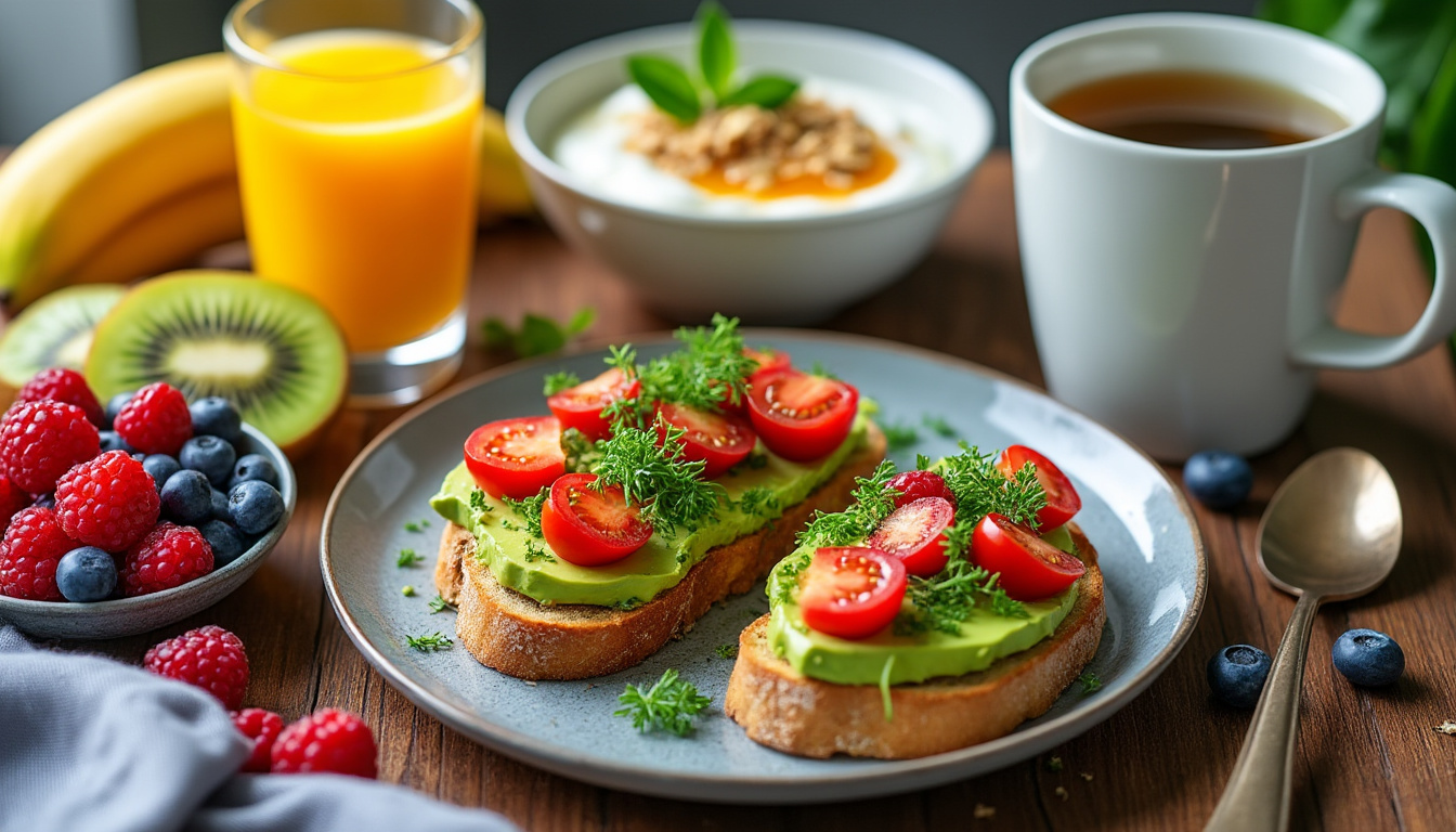 découvrez des recettes faciles et rapides pour un petit déjeuner sain, parfaites pour bien démarrer la journée avec énergie et équilibre.